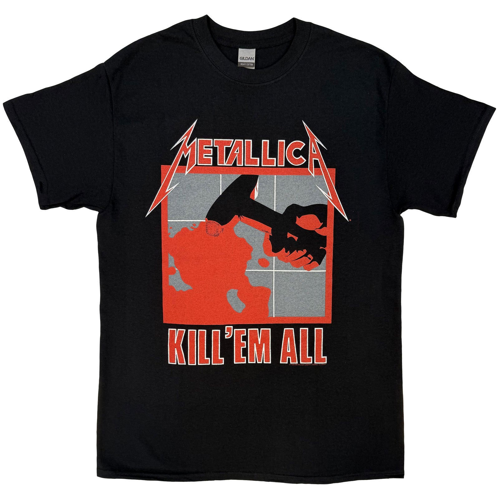Metallica Unisex T-Shirt: Kill 'Em All (Black) (Back Print)