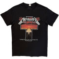 Metallica Unisex T-Shirt: Master of Puppets Cross (Black)