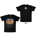 Metallica Unisex T-Shirt: Stockholm '86. (Black) (Back Print)