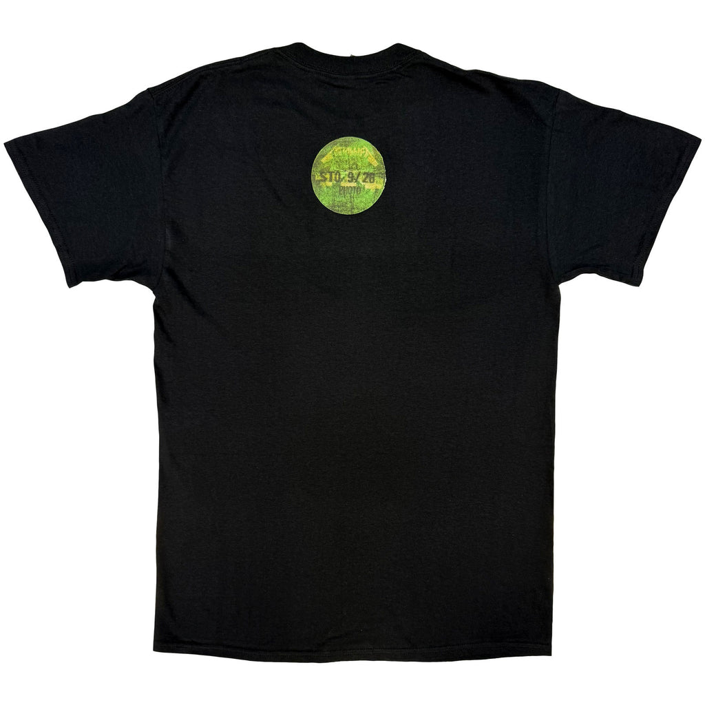 Metallica Unisex T-Shirt: Stockholm '86. (Black) (Back Print)
