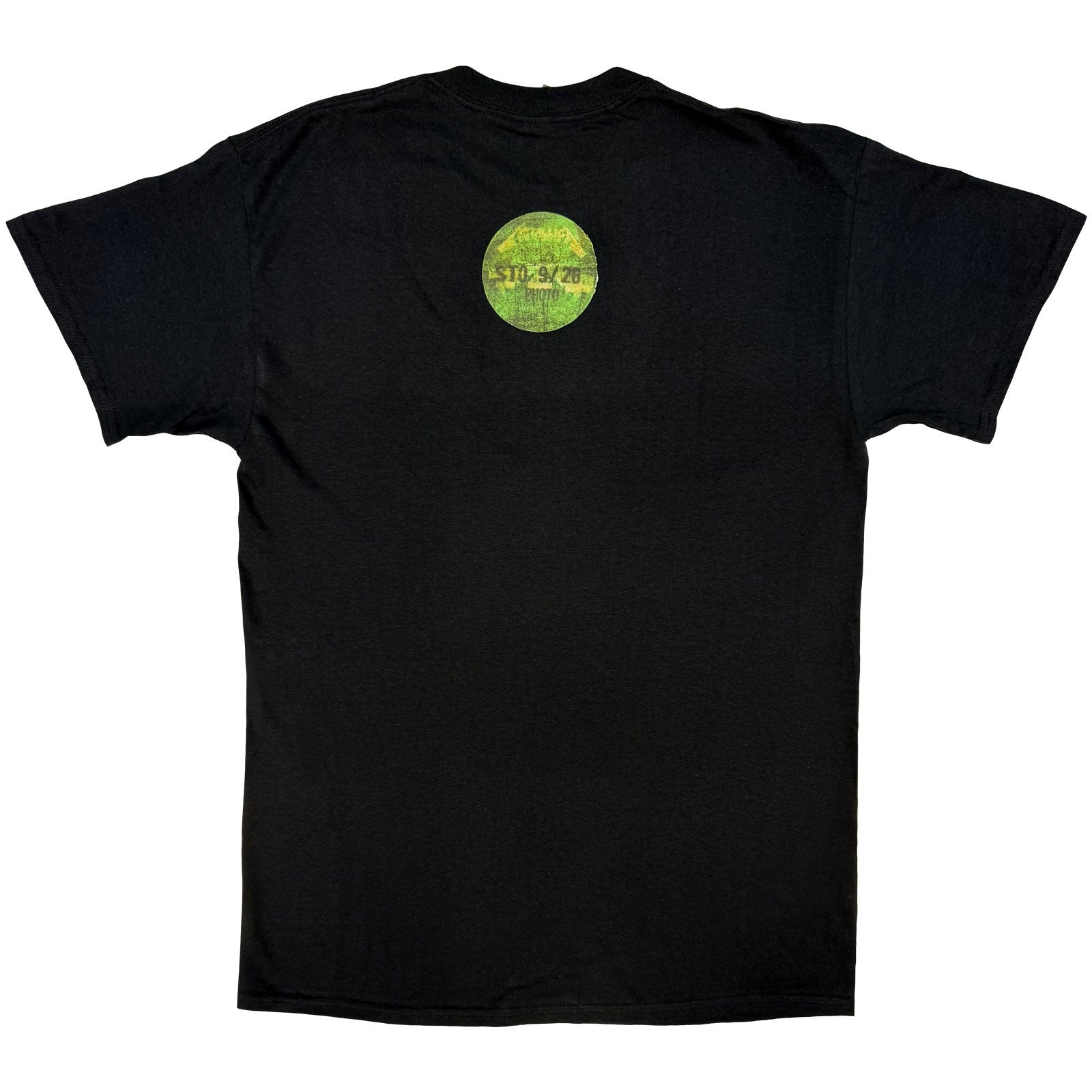 Metallica Unisex T-Shirt: Stockholm '86. (Black) (Back Print)