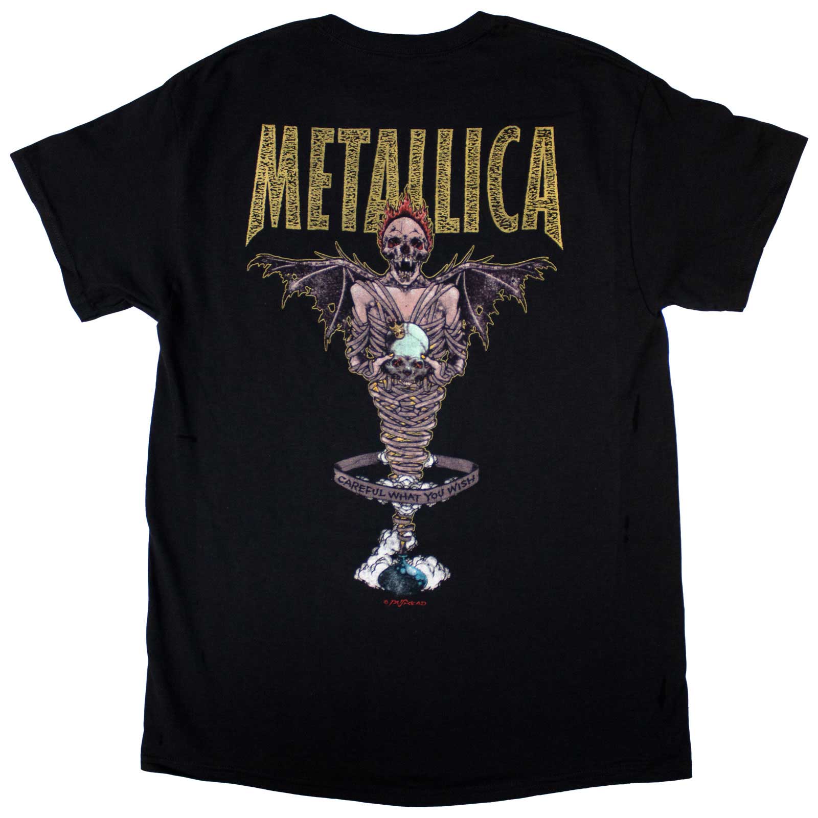 Metallica Unisex T-Shirt: King Nothing (Black) (Back Print)