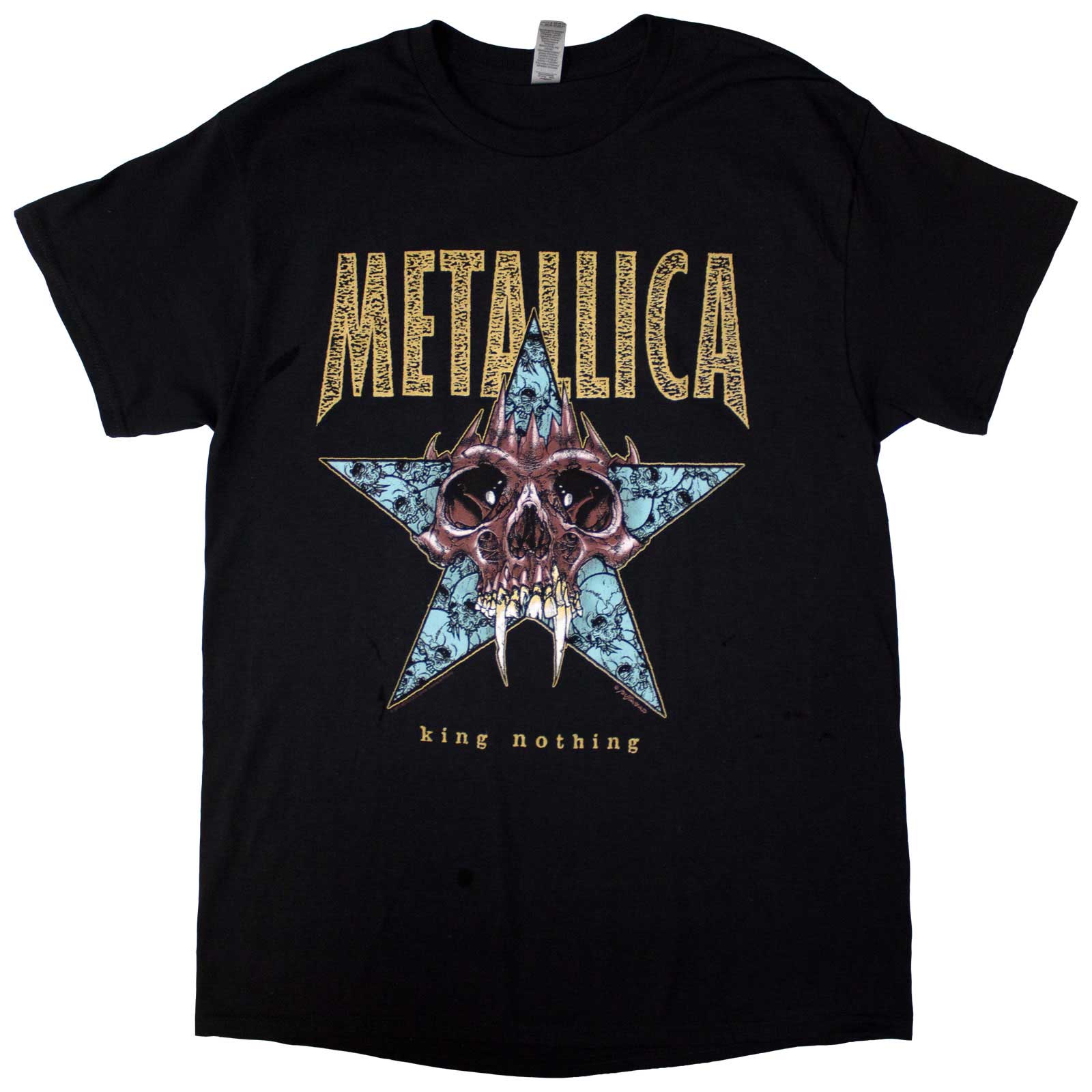 Metallica Unisex T-Shirt: King Nothing (Black) (Back Print)