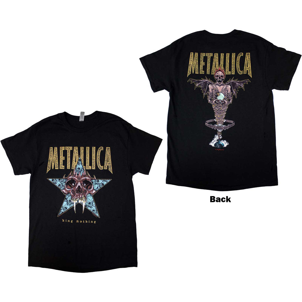 Metallica Unisex T-Shirt: King Nothing (Black) (Back Print)