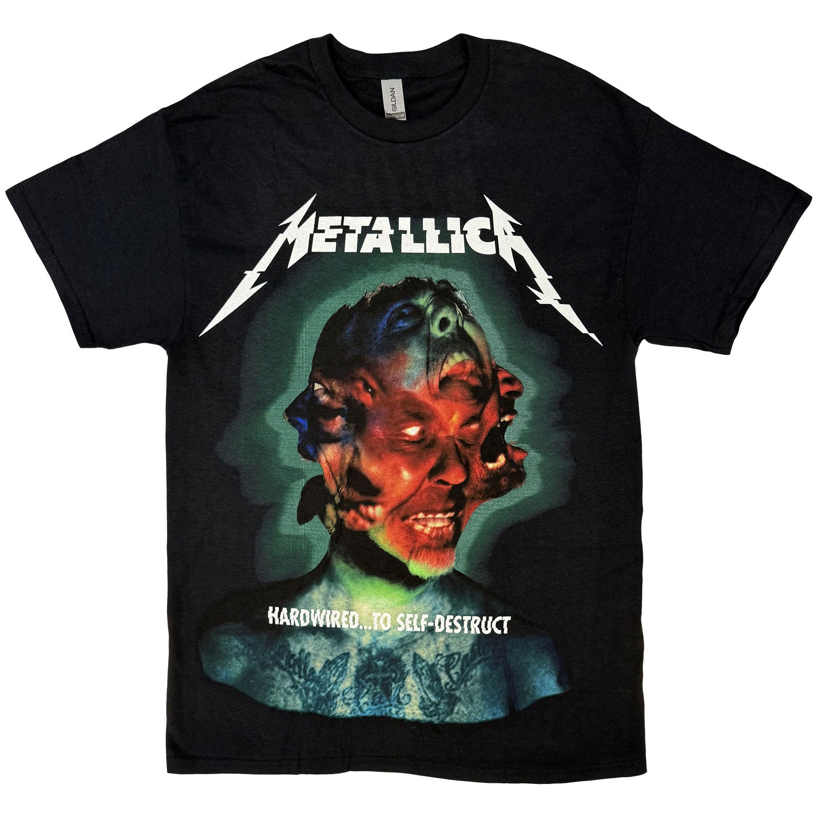 Metallica Unisex T-Shirt: Hardwired Album Cover (Black)