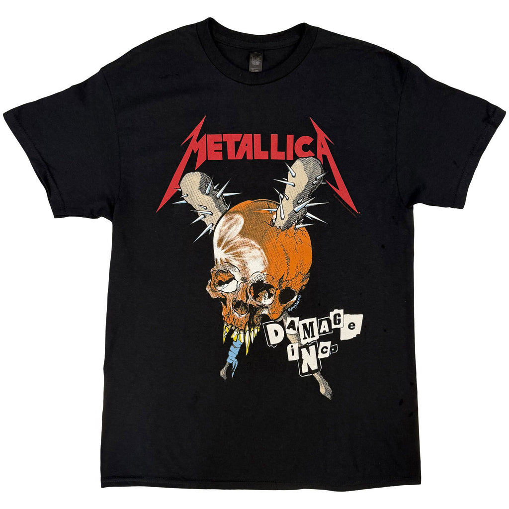 Metallica Unisex T-Shirt: Damage Inc (Black) (Back Print)