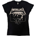 Metallica Ladies T-Shirt: Masters of Puppets Photo Damage Inc Tour (Black)