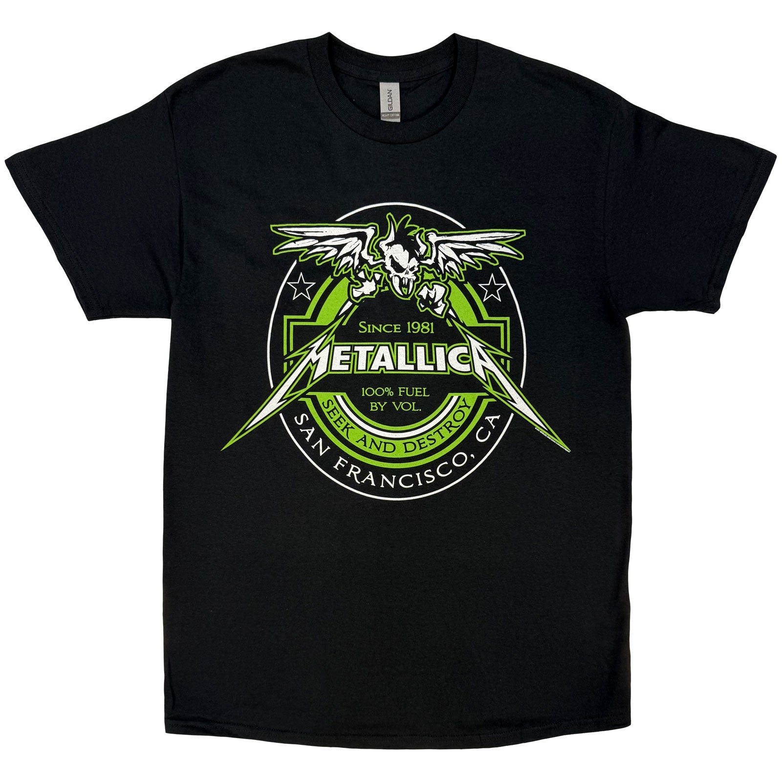 Metallica Unisex T-Shirt: Fuel (Black)