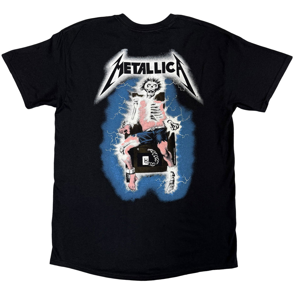 Metallica Unisex T-Shirt: Metal Up Your Ass (Black) (Back Print)