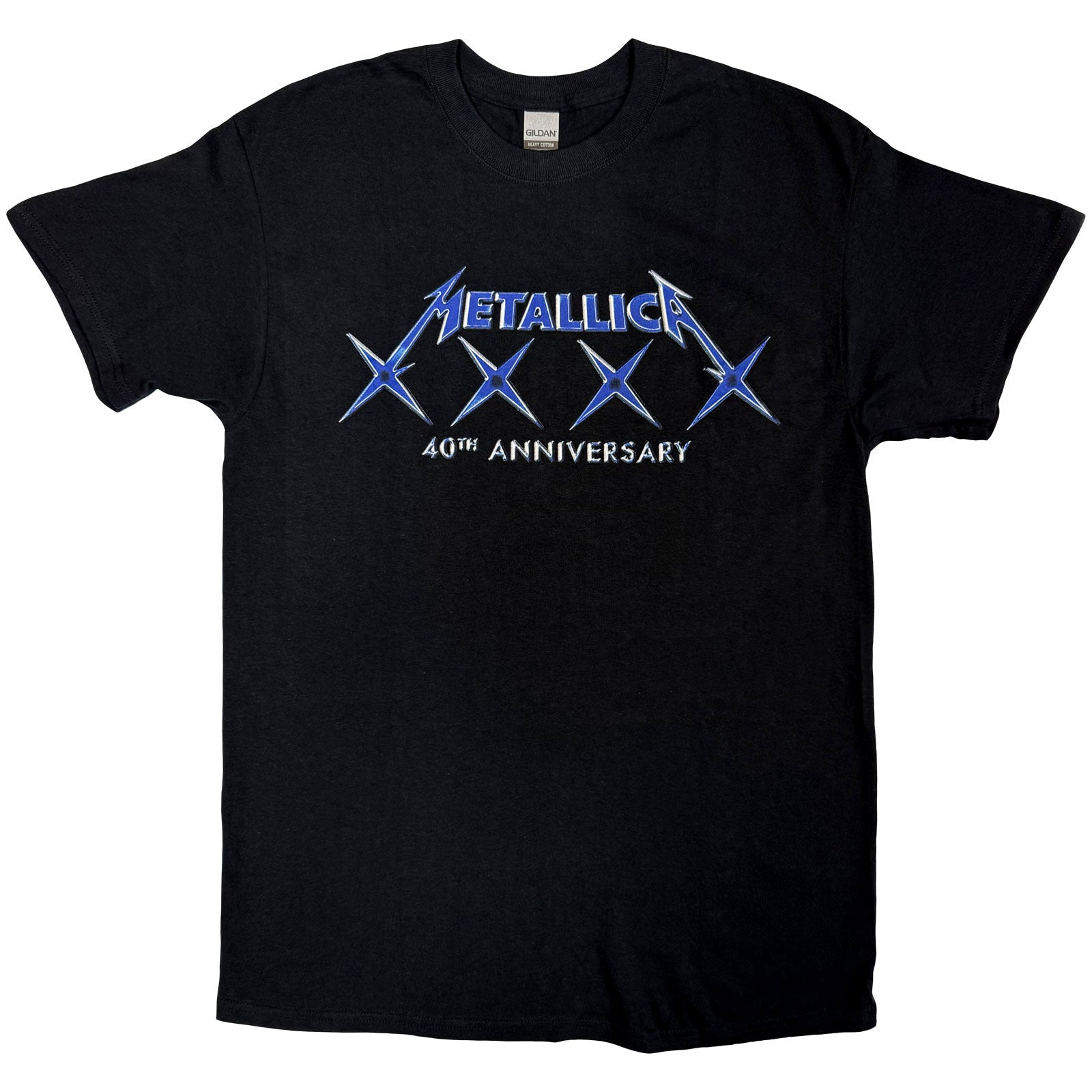 Metallica Unisex T-Shirt: 40 XXXX (Black)