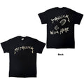 Metallica Unisex T-Shirt: Wuz Here (Black) (Back Print)