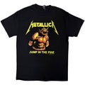 Metallica Unisex T-Shirt: Jump In The Fire Vintage (Black)