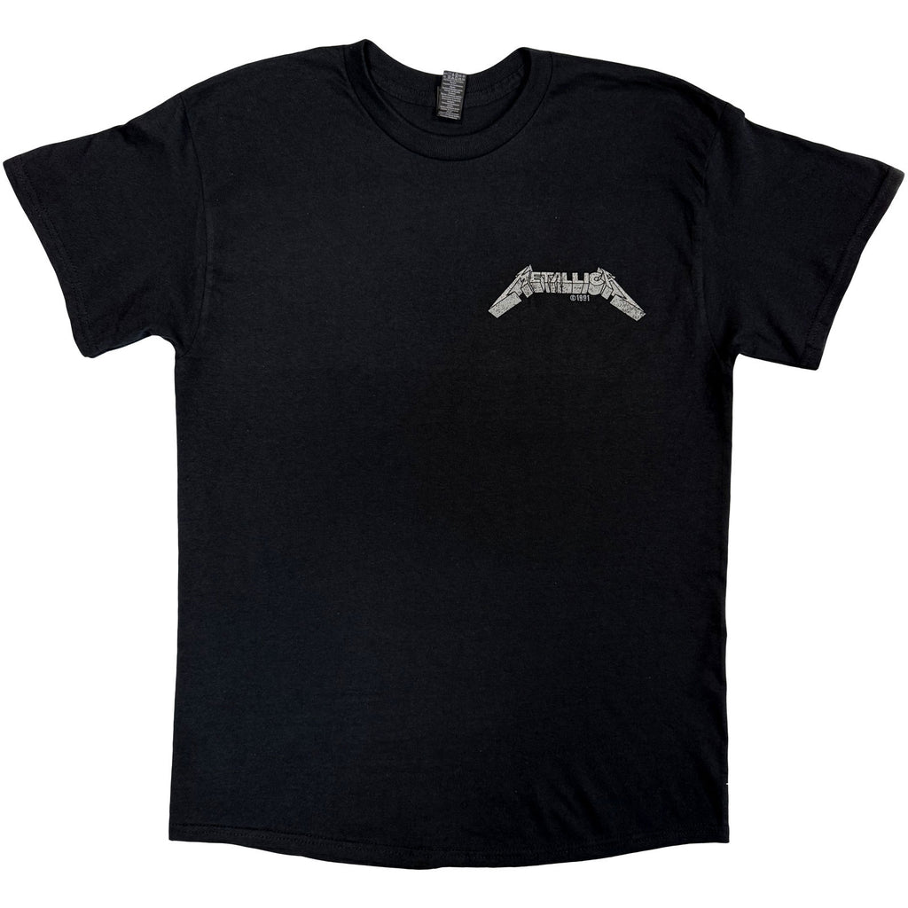 Metallica Unisex T-Shirt: Nothing Else Matters (Black) (Back Print)