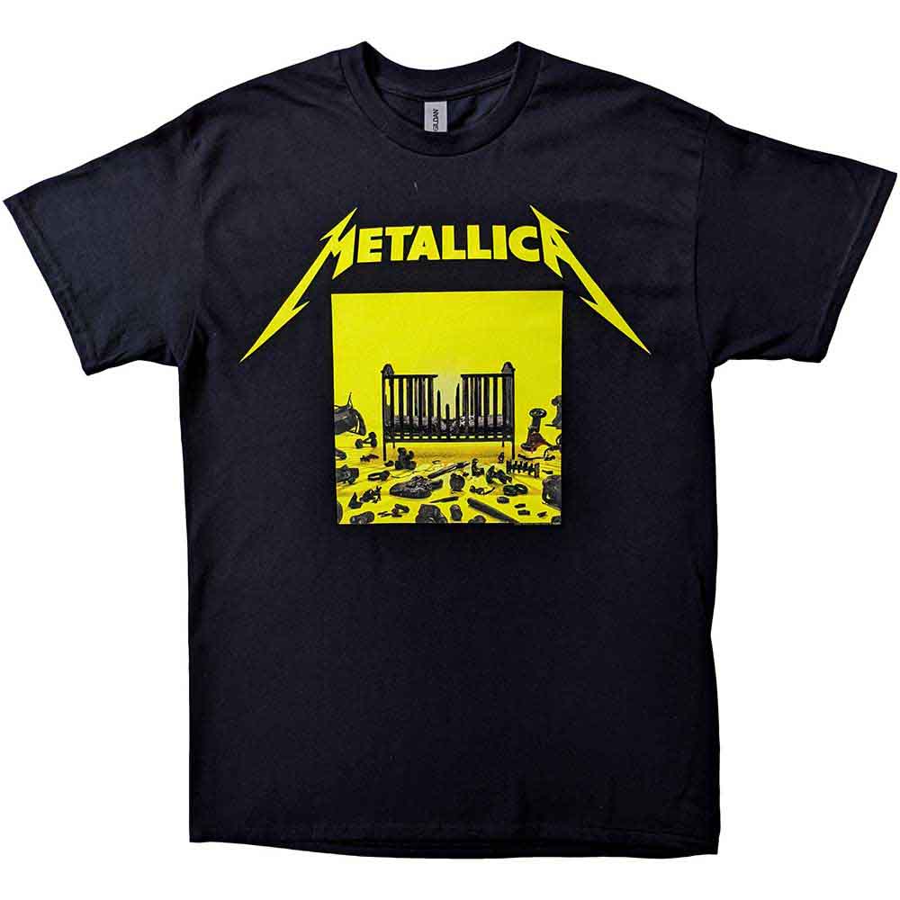 Metallica Unisex T-Shirt: 72 Seasons Squared Cover (Black) (Back Print)