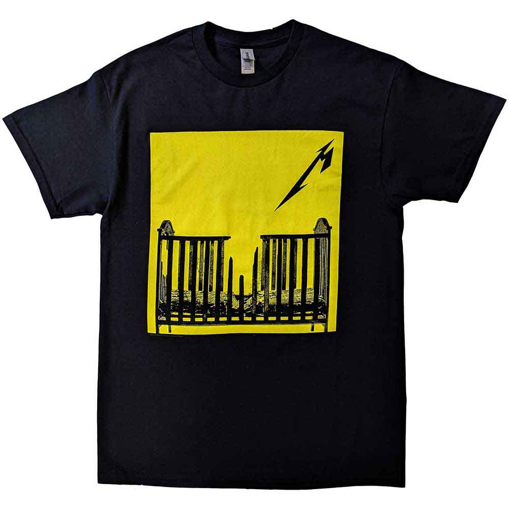 Metallica Unisex T-Shirt: 72 Seasons Burnt Crib (Black) (Back Print)