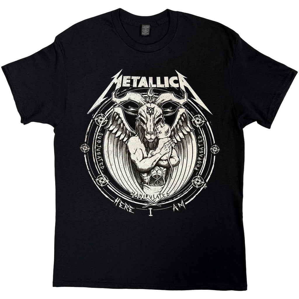 Metallica Unisex T-Shirt: Darkness Son (Black) (Back Print)