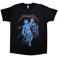Metallica Unisex T-Shirt: Blue Justice (Black)