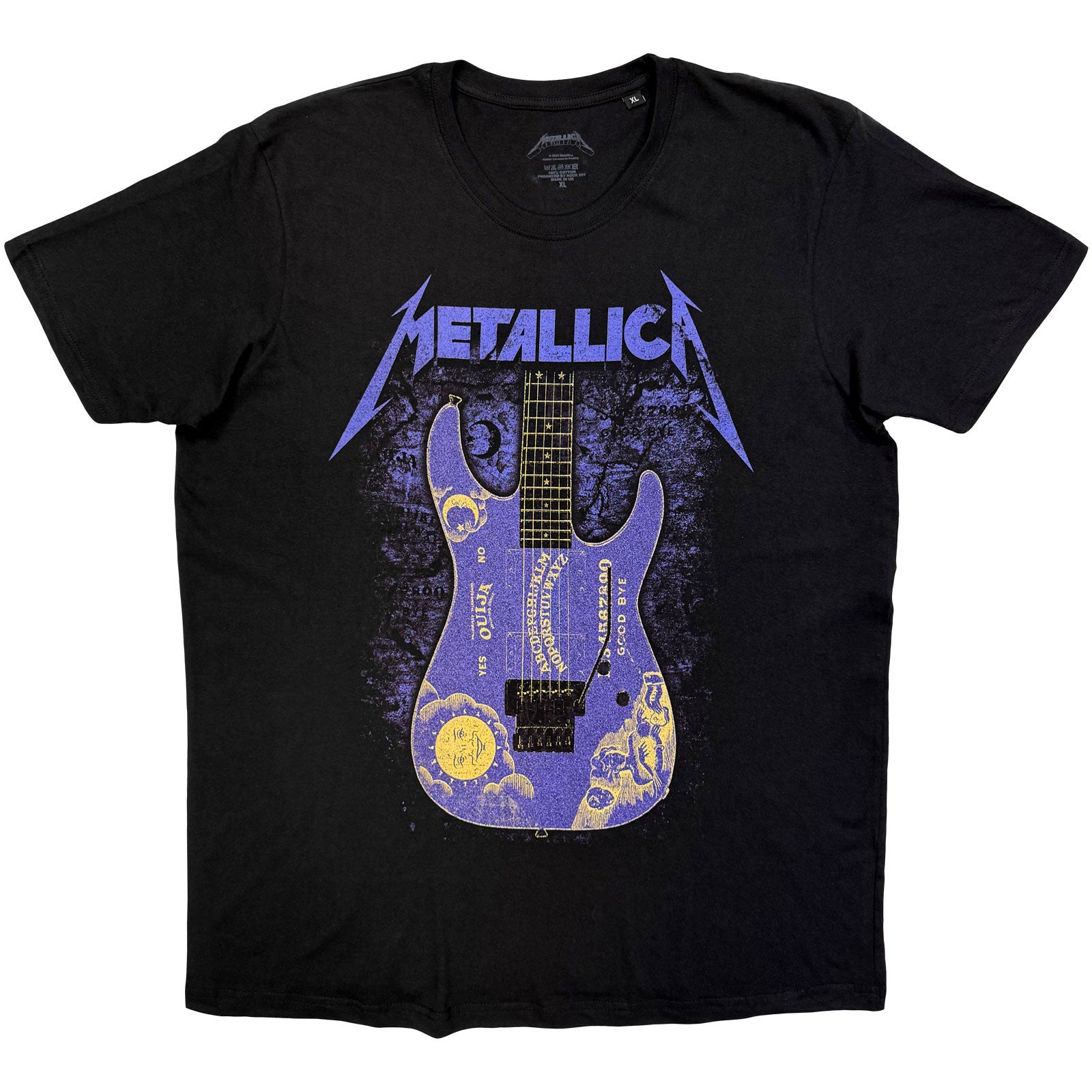 Metallica Unisex T-Shirt: Ouija Purple (Black)