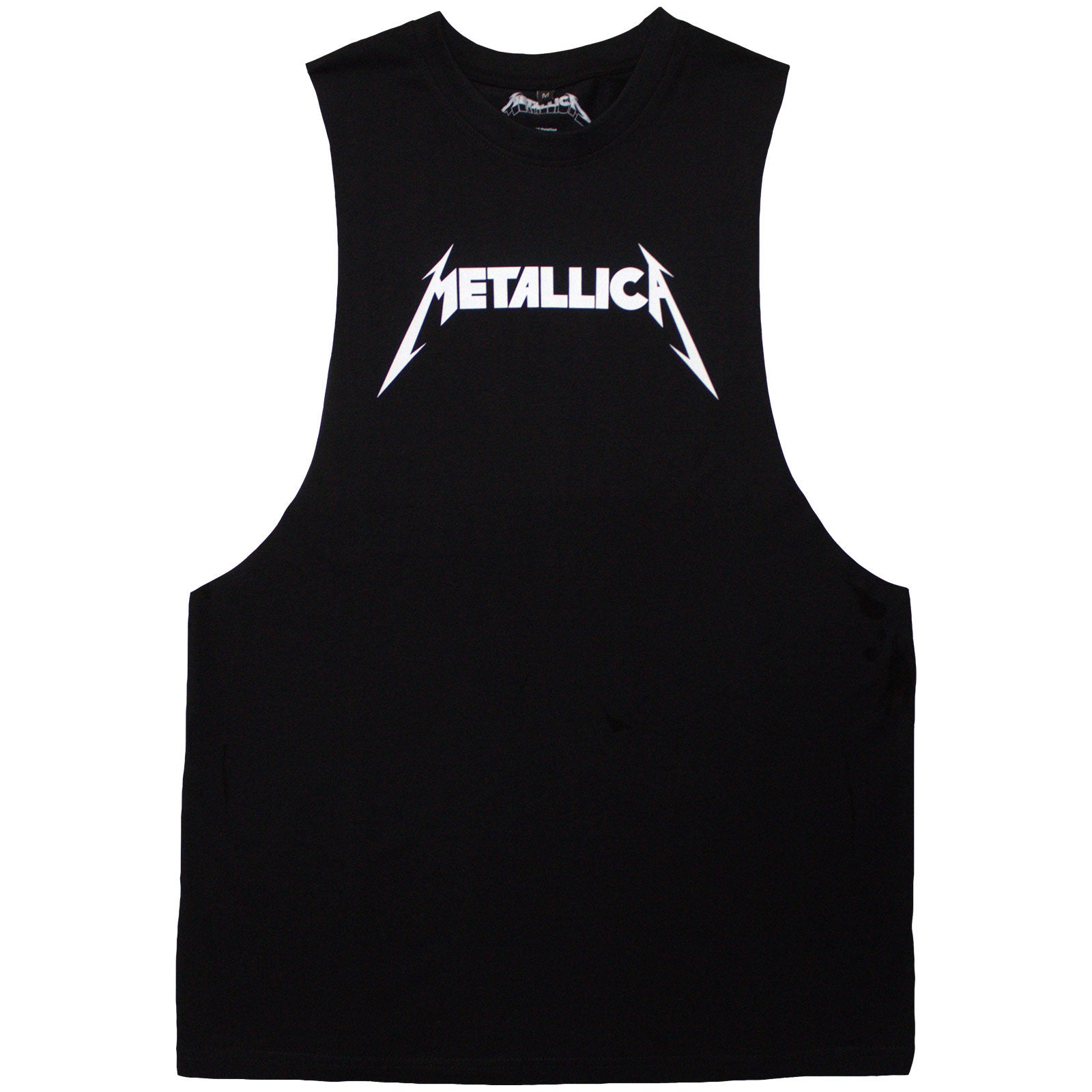 Metallica Unisex Vest T-Shirt: Logo (Black)