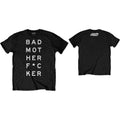 Machine Gun Kelly Unisex T-Shirt: Bad Mo-Fu (Black) (Back Print)