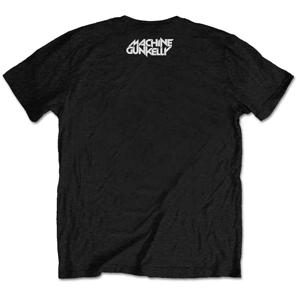 Machine Gun Kelly Unisex T-Shirt: Bad Mo-Fu (Black) (Back Print)