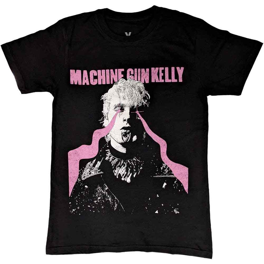Machine Gun Kelly Unisex T-Shirt: Laser Eye (Black) (Back Print)
