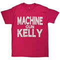 Machine Gun Kelly Unisex T-Shirt: Embers Logo (Pink)