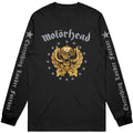 Motorhead Unisex Long Sleeve T-Shirt: Everything Louder Forever (Black) (Sleeve Print)