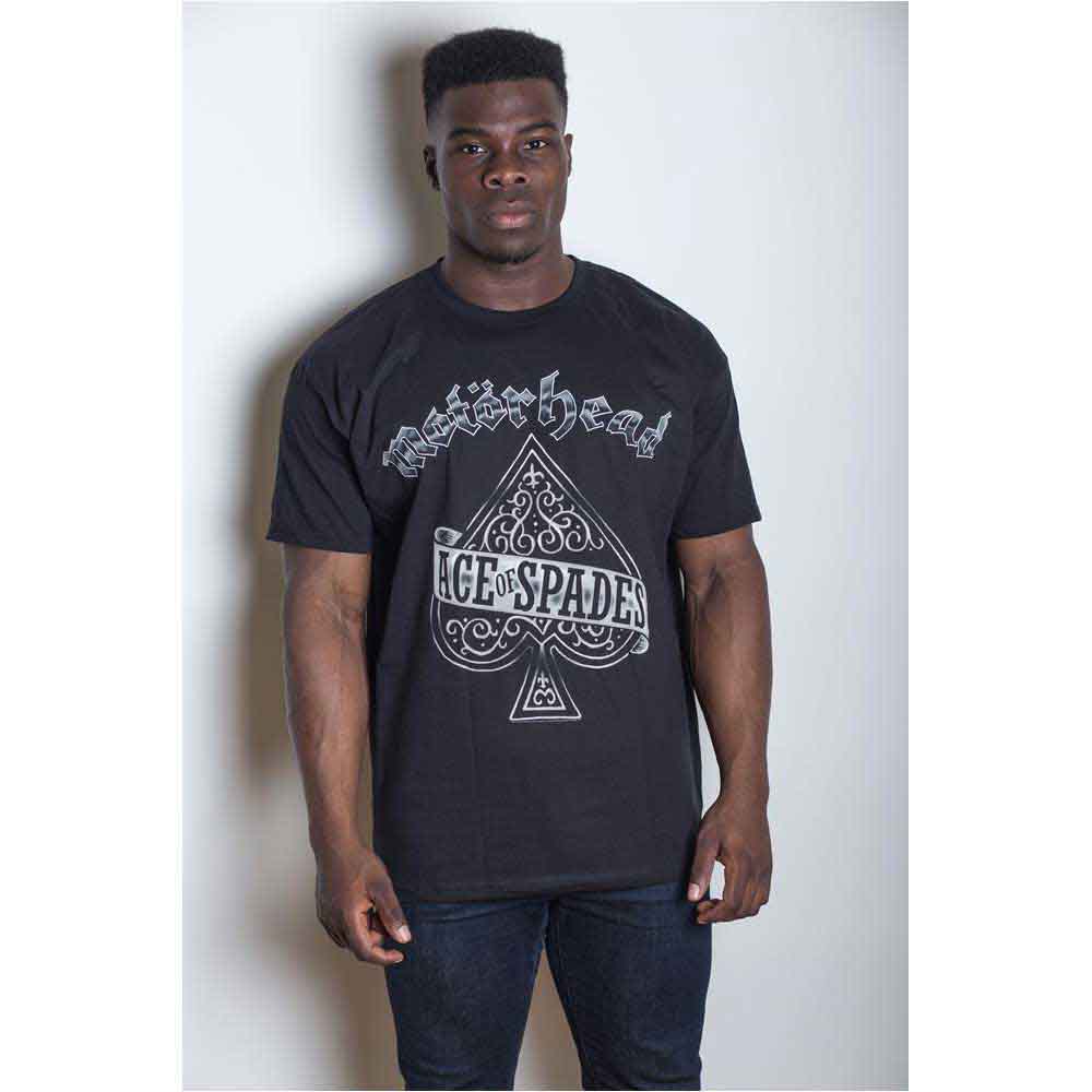 Motorhead Unisex T-Shirt: Ace of Spades (Black)