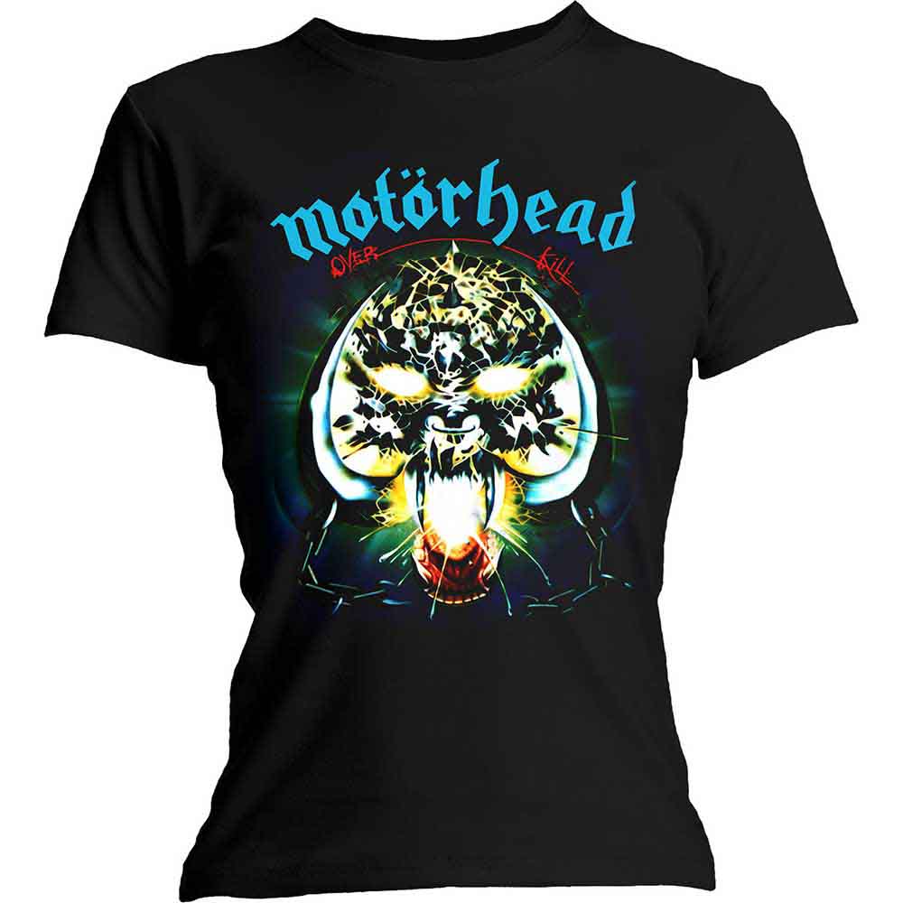 Motorhead Ladies T-Shirt: Overkill (Black)