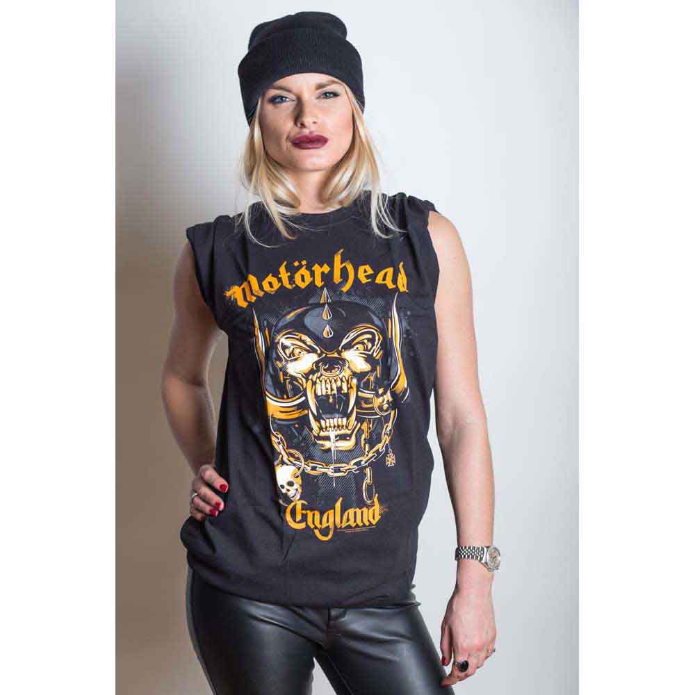 Motorhead Unisex T-Shirt: Mustard Pig (Black)