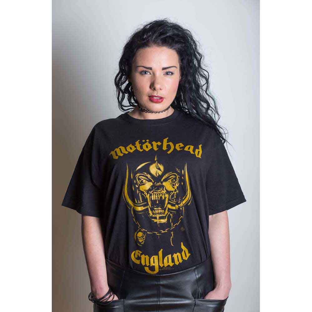 Motorhead Unisex T-Shirt: Mustard Pig (Black)