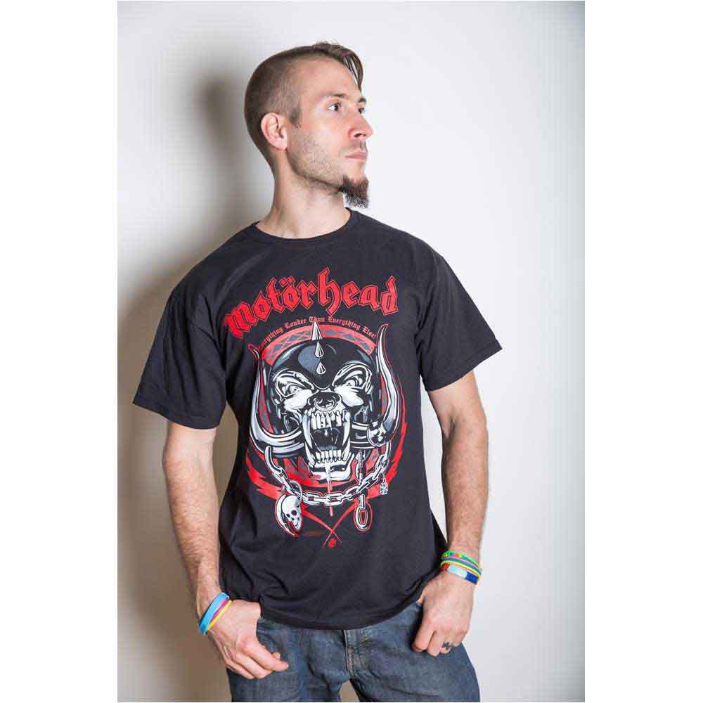 Motorhead Unisex T-Shirt: Lightning Wreath (Black)