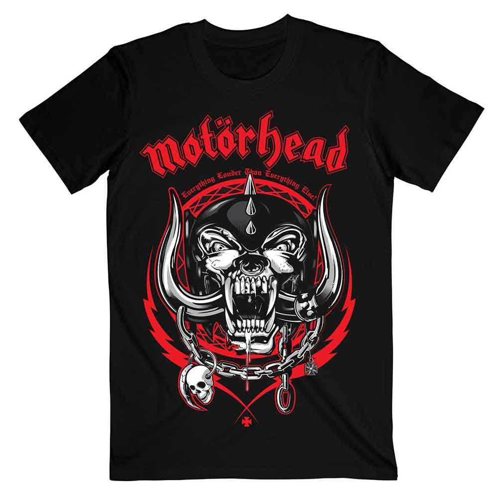 Motorhead Unisex T-Shirt: Lightning Wreath (Black)