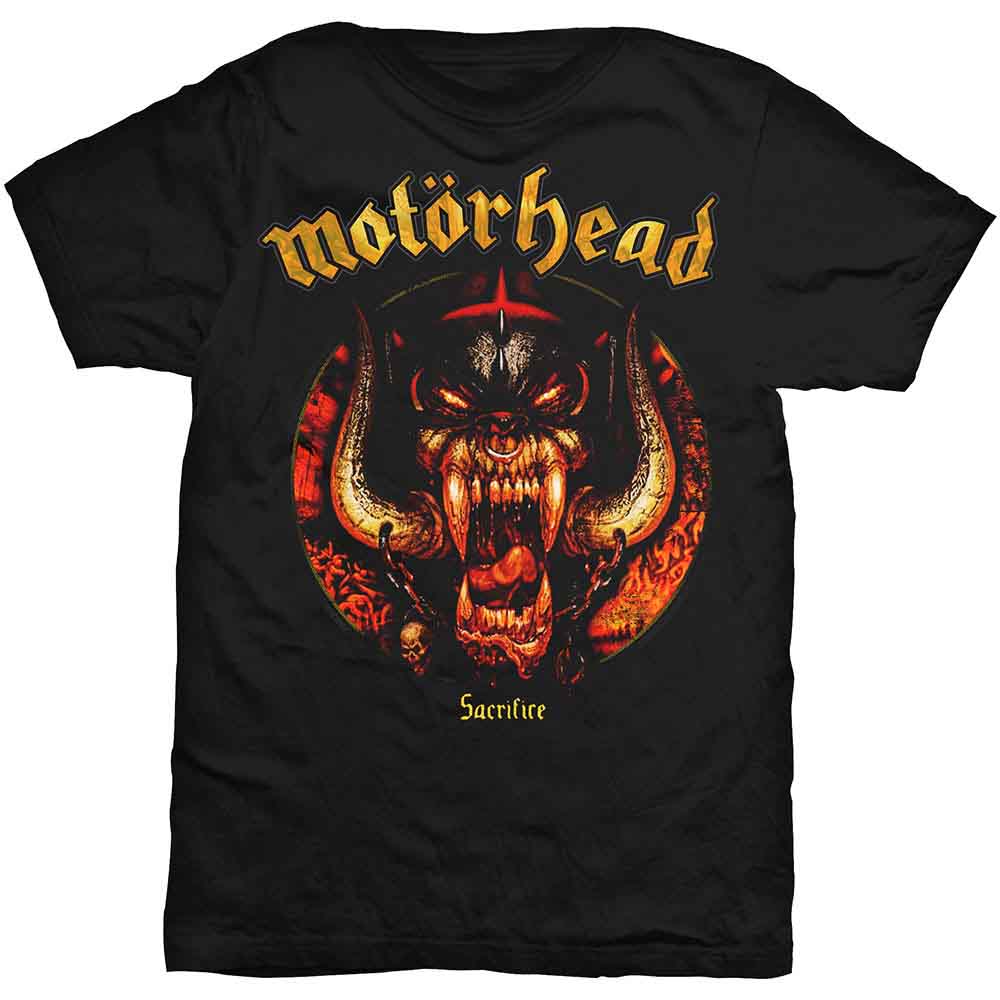 Motorhead Unisex T-Shirt: Sacrifice (Black)