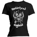 Motorhead Ladies T-Shirt: England (Black)