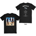 Motorhead Unisex T-Shirt: Ace of Spades Track list (Black) (Back Print)