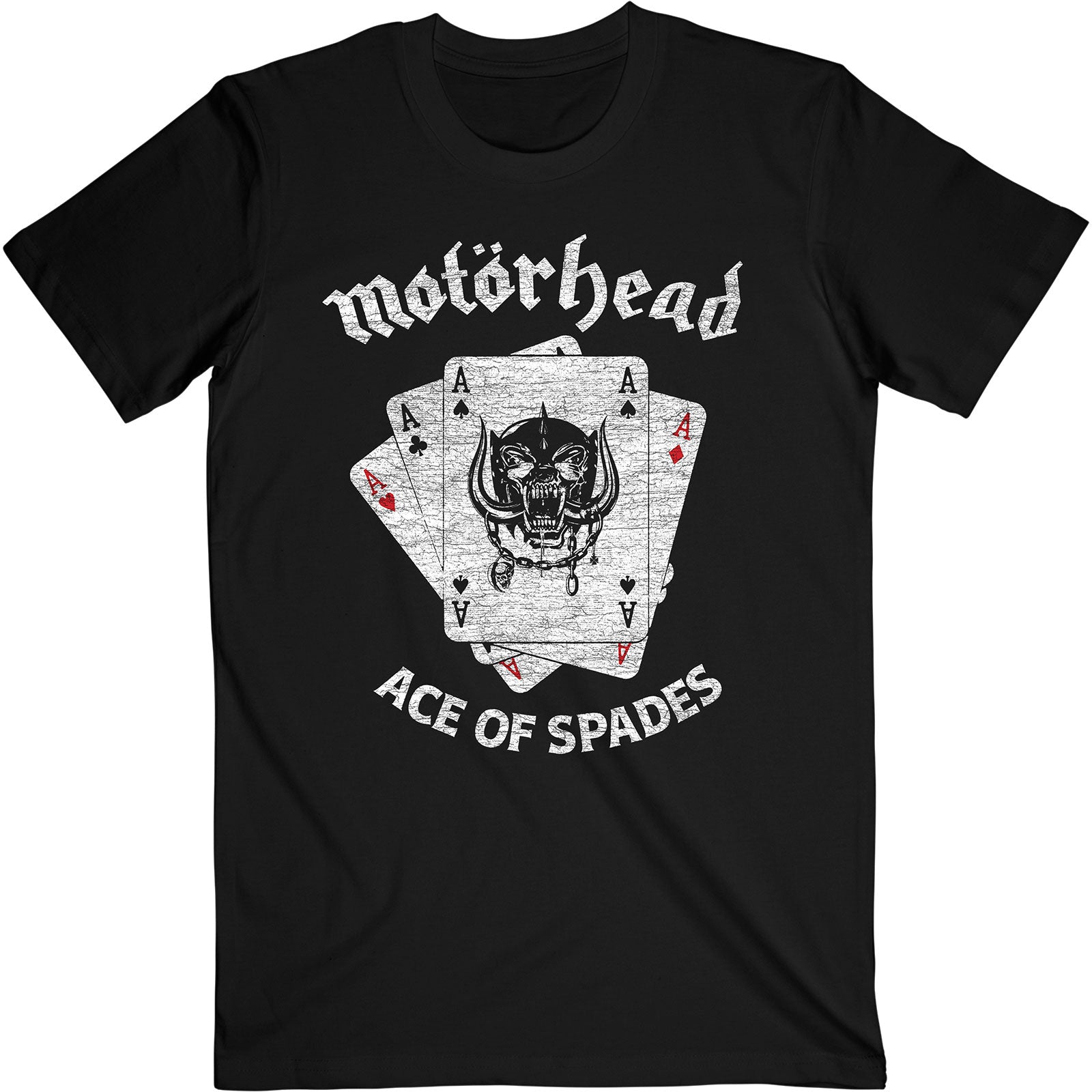Motorhead Unisex T-Shirt: Flat War Pig Aces (Black)
