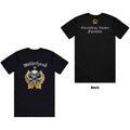 Motorhead Unisex T-Shirt: Everything Louder Forever (Black) (Back Print)