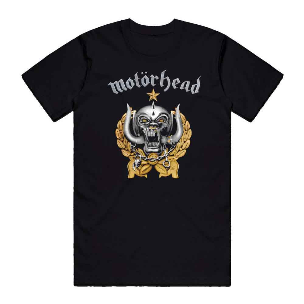 Motorhead Unisex T-Shirt: Everything Louder Forever (Black) (Back Print)