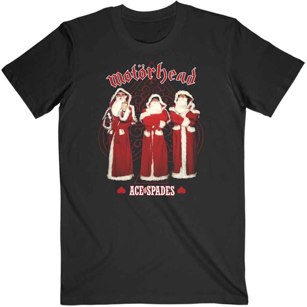 Motorhead Unisex T-Shirt: Ace Of Spades Christmas (Black)