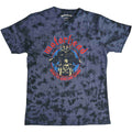 Motorhead Unisex T-Shirt: Born To Lose Biker (Navy Blue) (Wash Collection)