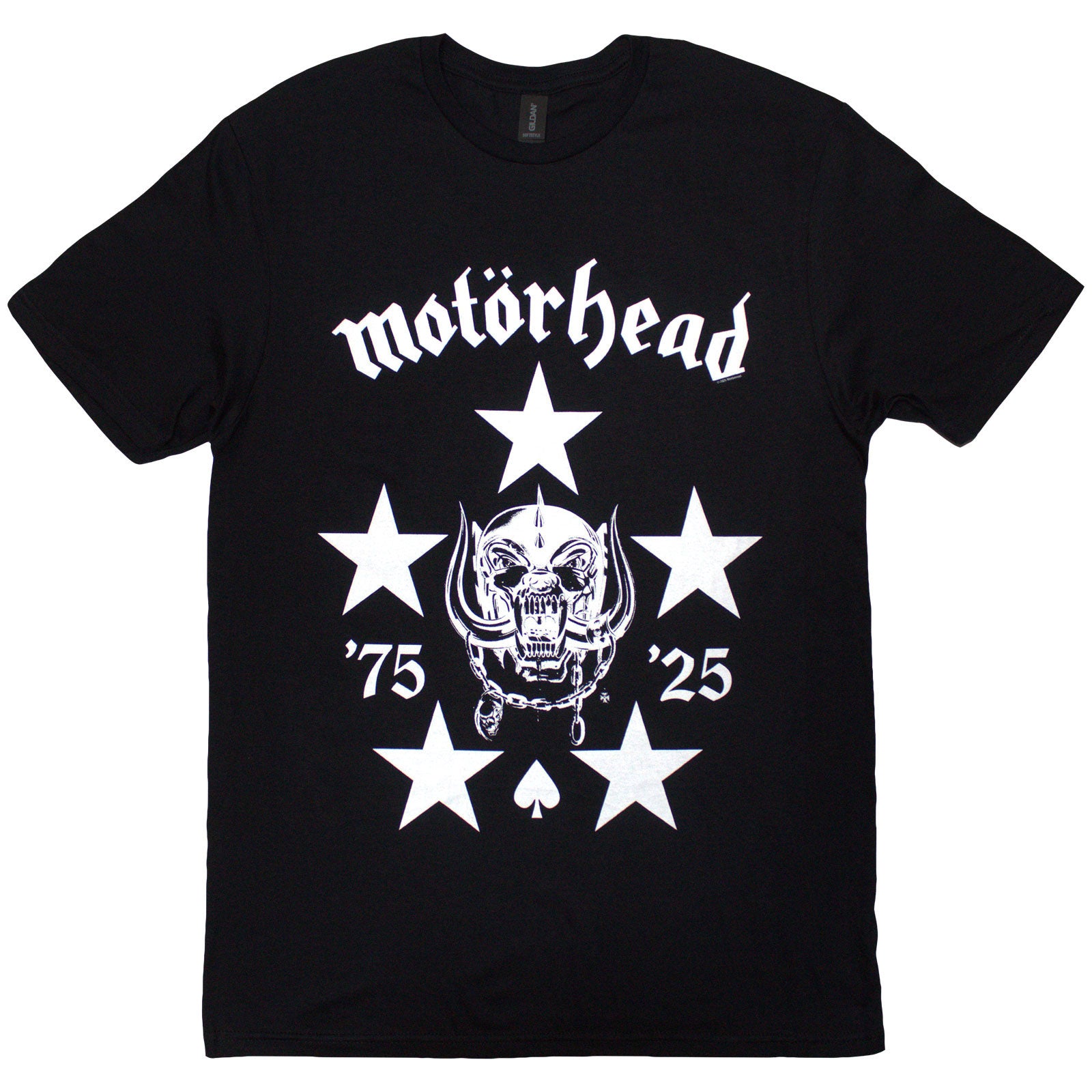Motorhead Unisex T-Shirt: 50 Years BMG Logo (Black)
