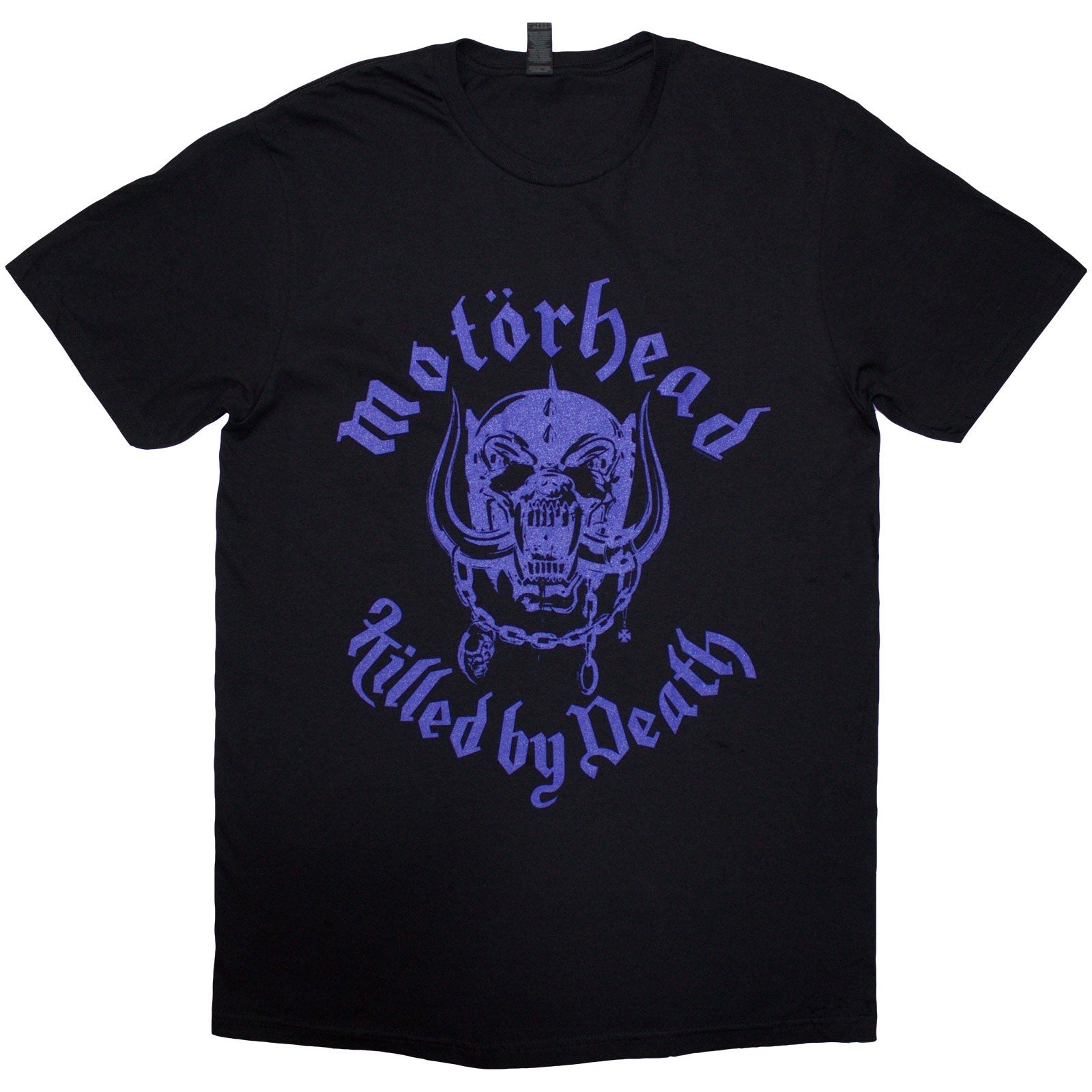 Motorhead Unisex T-Shirt: Killed By Death Lyric (Black) (Back Print)