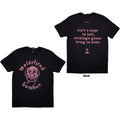 Motorhead Unisex T-Shirt: Bomber Lyric (Black) (Back Print)