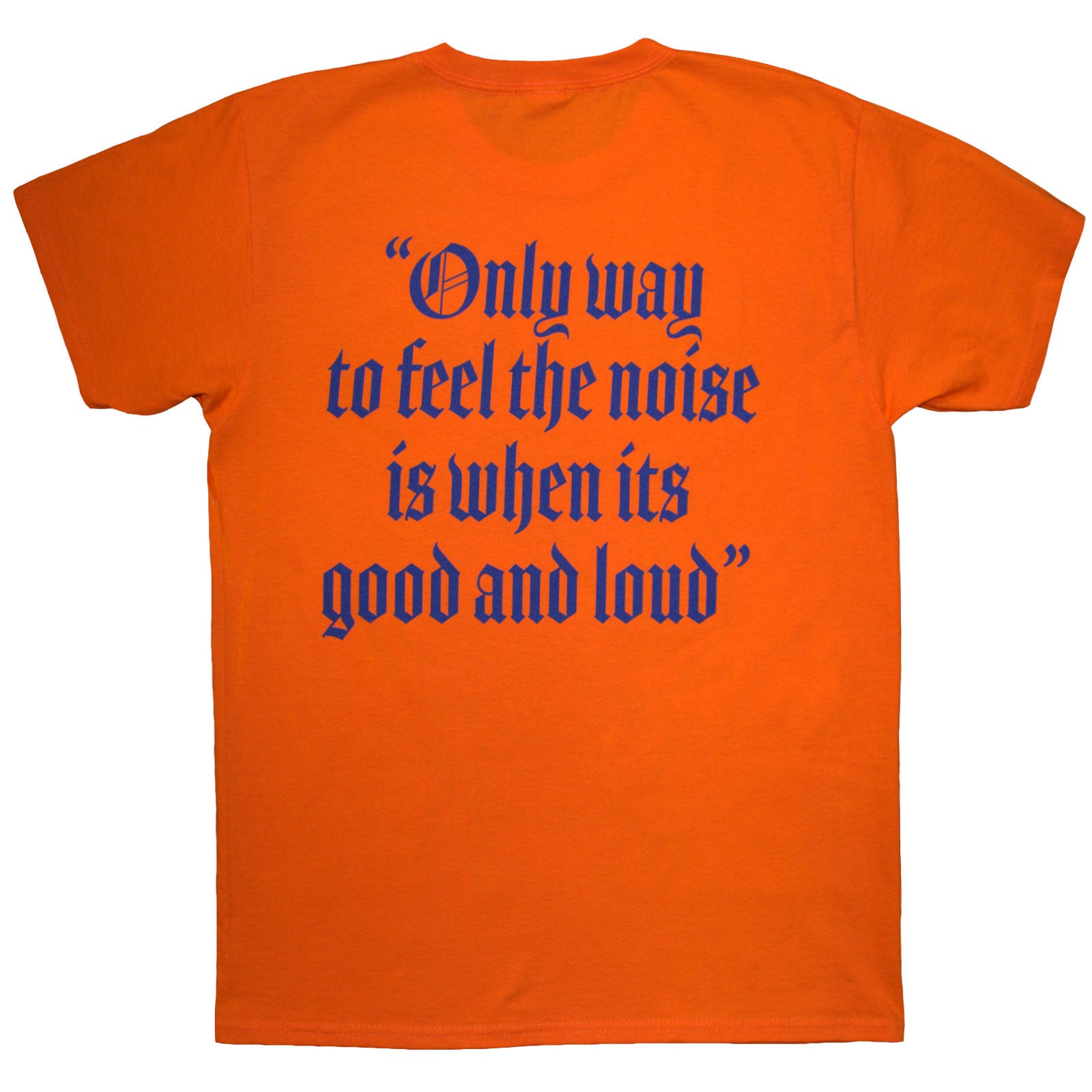 Motorhead Unisex T-Shirt: Good & Loud (Orange) (Back Print)