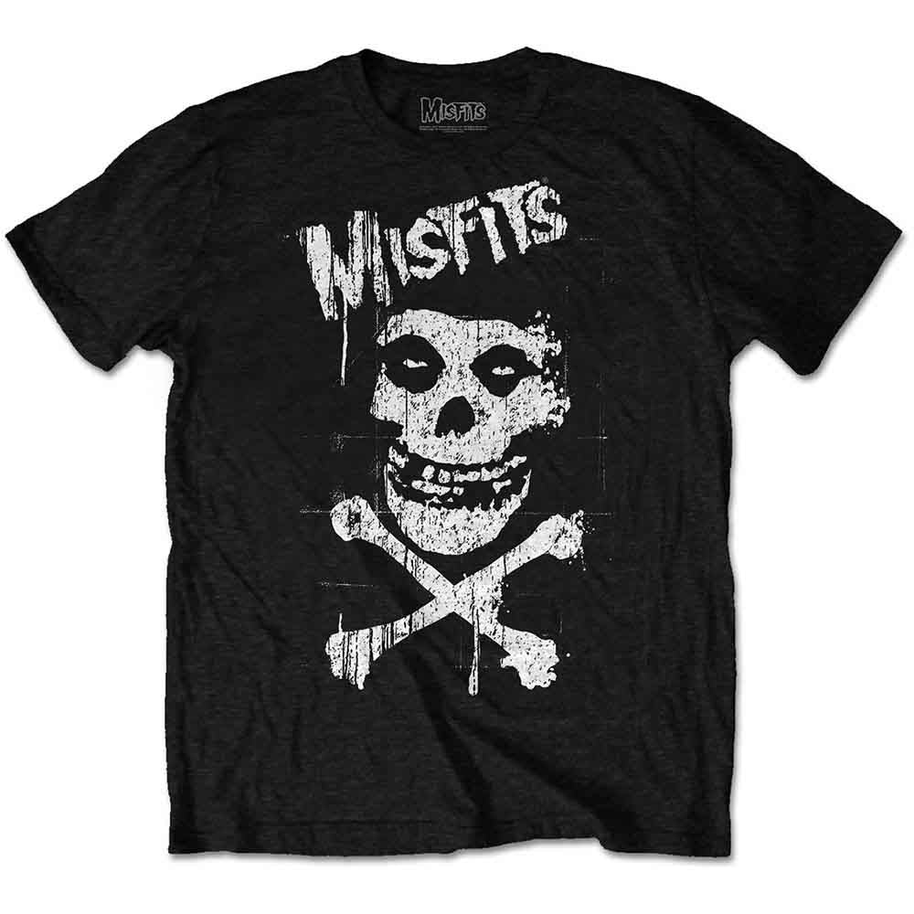 Misfits Unisex T-Shirt: Cross Bones (Black)