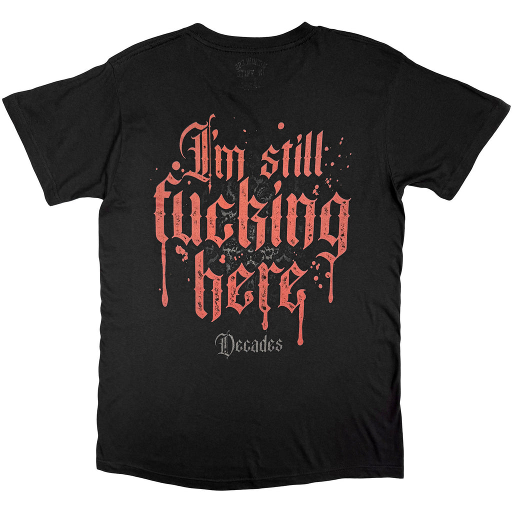 Motionless In White Unisex T-Shirt: Decades (Black) (Back Print)