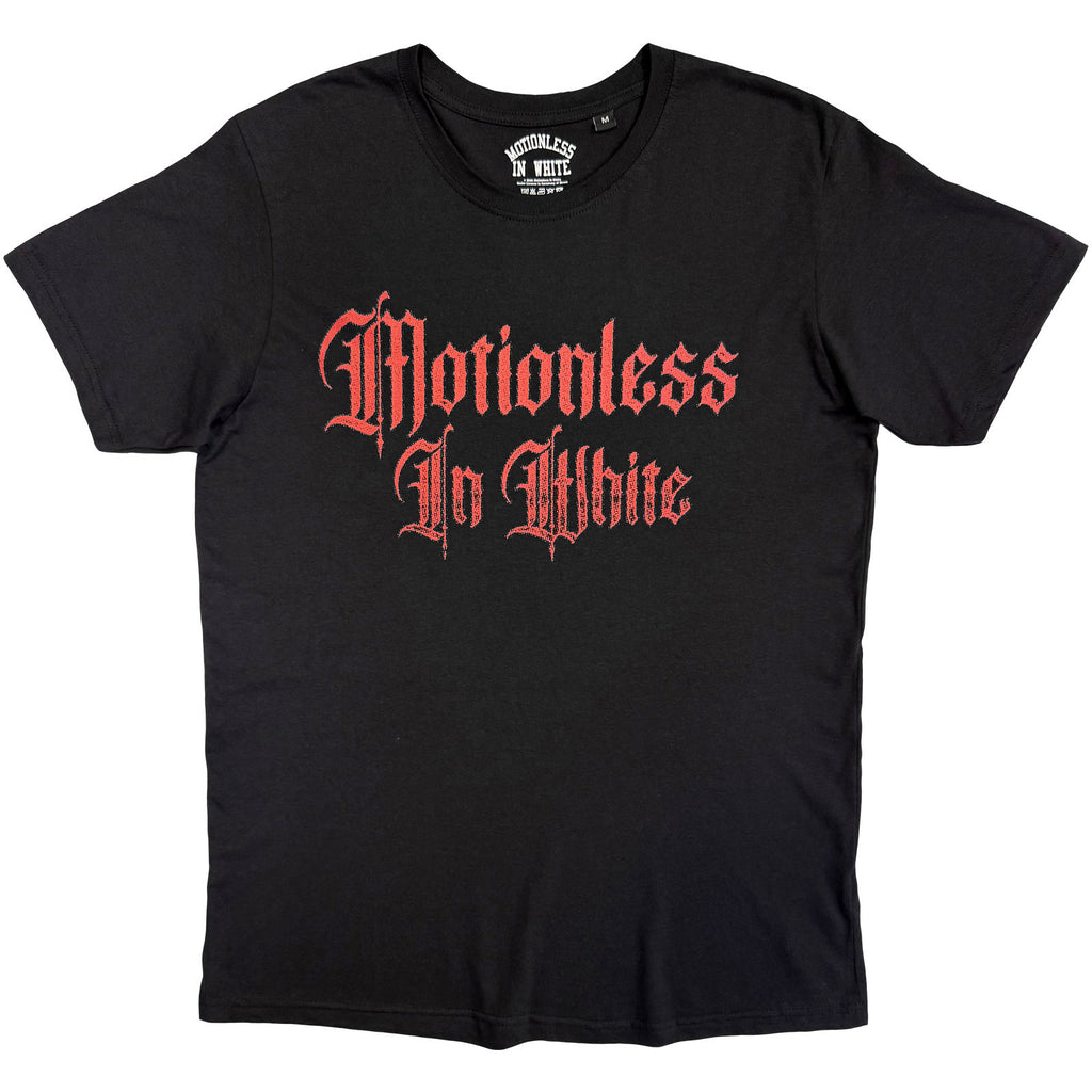 Motionless In White Unisex T-Shirt: Hand (Black) (Back Print)