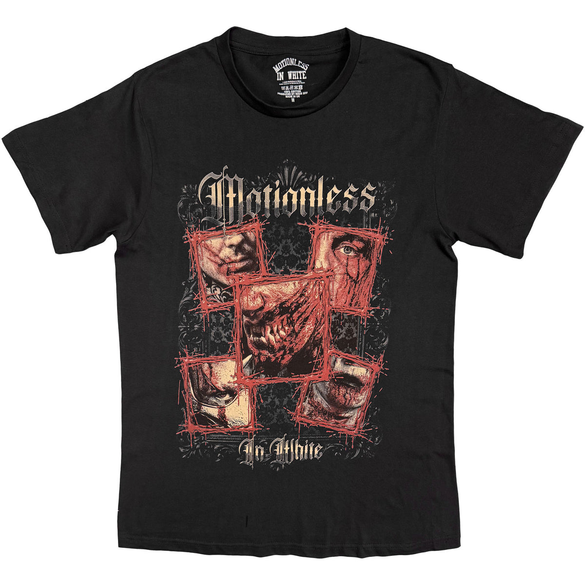 Motionless In White Unisex T-Shirt: Torn In Time (Black)